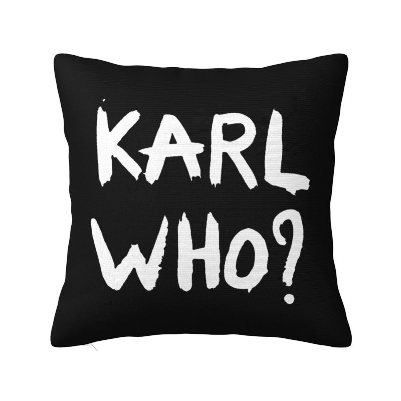 

Наволочка Karl Who для Домашнего Дивана Кровати Автомобиля Офиса Декор Мягкая Уютная Наволочка Чехол для Подушки Полиэстеровая Наволочка 18x18 Дюймов 30cmx30cm