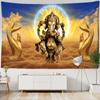 Elephant Bergamot Tapestry Wall Hanging Thai Bohemian Buddhist Sleeping Mmat Living Room Art Family Decoration