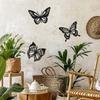 1pc metal butterfly hollow wall decorations creative home iron decorations iron butterfly hollow wall hangings motorcycle garage