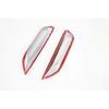 For Mitsubishi RVR ASX Outlander Sport ES   ABS Chrome Rear Reflector Fog Light Lamp Cover Trim Bezel Frame Styling