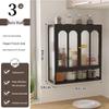 Wall-Mounted Dustproof Spice & Storage Rack