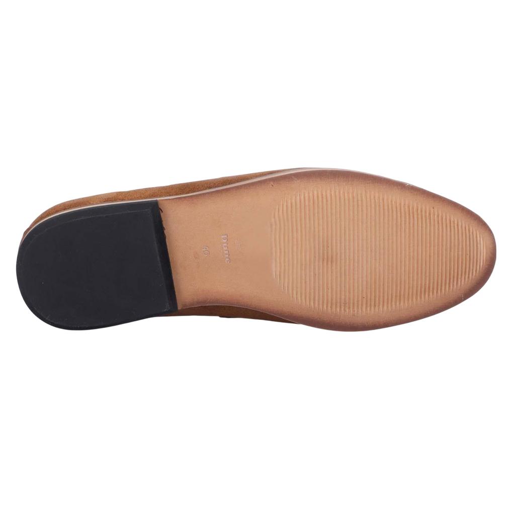 Dune London Mens Blaisse Tassel Trim Suede Loafers