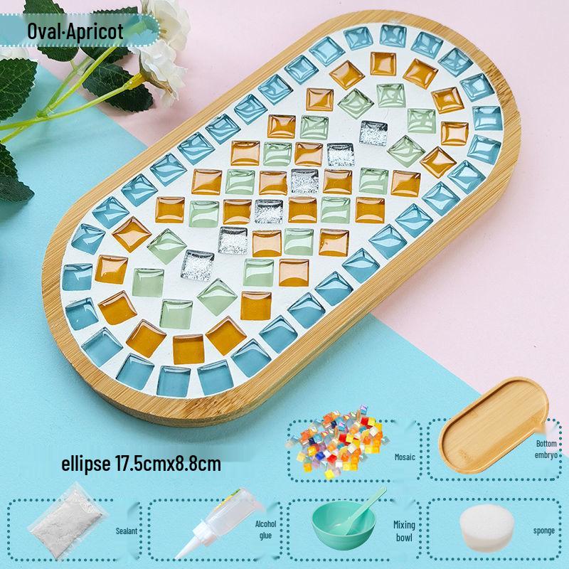 Handmade Mosaic Coaster DIY Kit for Students – Perfect for Mother's Day & Kindergarten Activities