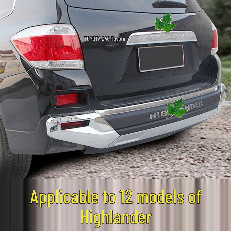 Highlander 12-14 Front & Rear Bumper Guard Decorative Bars