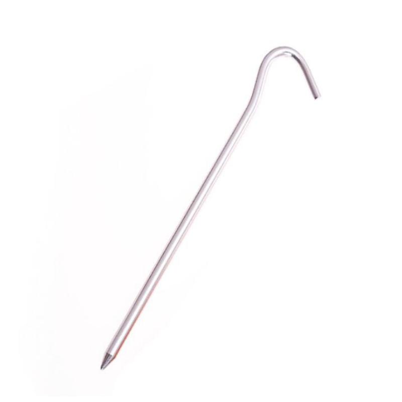 10 Pcs/Lot 18cm Tent Pegs Aluminum Round Tent Stake Alloy Tent Pegs Outdoor Nails Tent Accessories