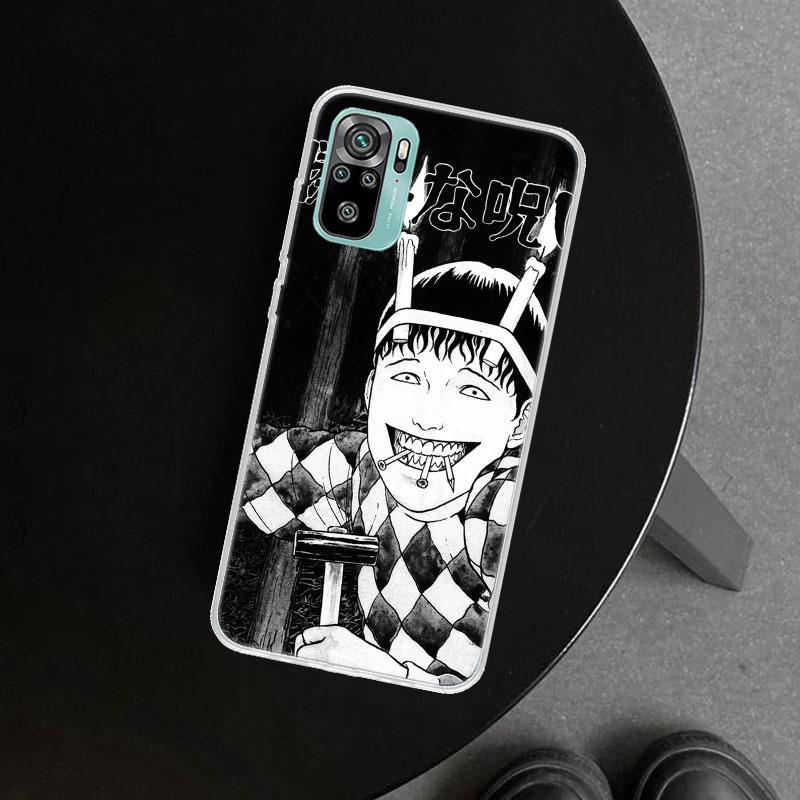 Japanese Horror Manga Style Phone Case Cover For Xiaomi Redmi Note 15 14 13 12 11 Pro Plus 14S 12S 11S 11T 11E 10S 10 Customized