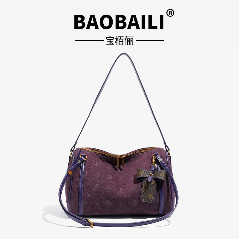 Foreign Trade Pillow Bag, Light Luxury Armpit Bag, Women's New Embossed Large-capacity Commuting Versatile Shoulder Messenger Bag