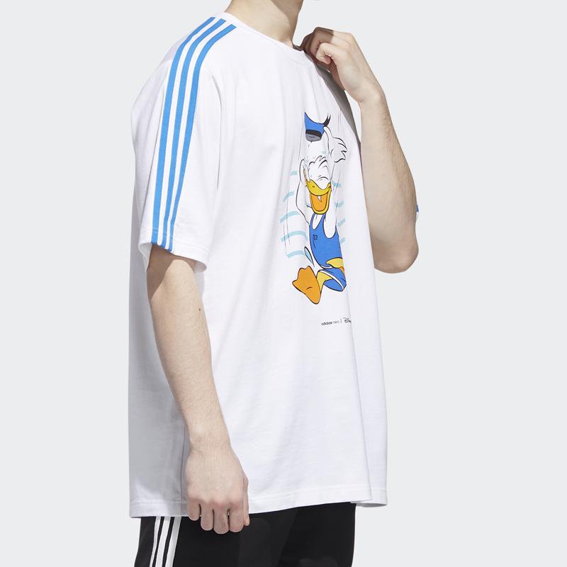Adidas Neo Donald Duck Graphic Tee Men Tops White GJ5646