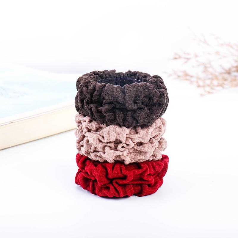 3-Piece High Elastic Korean Hair Bands for Thick Hair