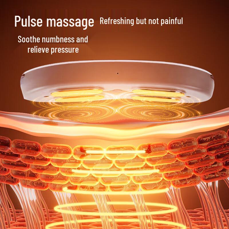 CHIGO Smart Waist & Abdomen Massager with SPA Heat and Remote Control CN plug (adapter included)