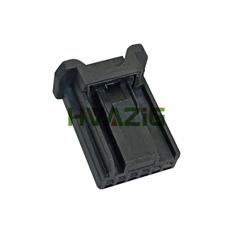 6-Pin Black Automotive Male & Female Wiring Harness Connector (0.7 Series)