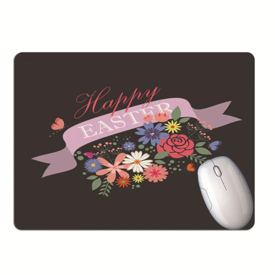 Prémiová stolní podložka pod myš měkký černý hladký povrch