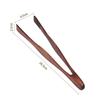 Wooden Portable Kitchen and BBQ Food Tongs for Desserts, Pastry, and Bread
