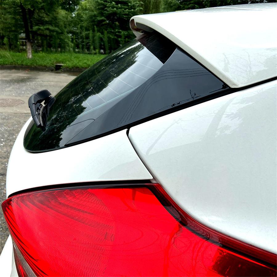 2 Pcs Car Rear Window Spoiler Side Wing Cover For 2014-2018 Ford Focus Hatchback
