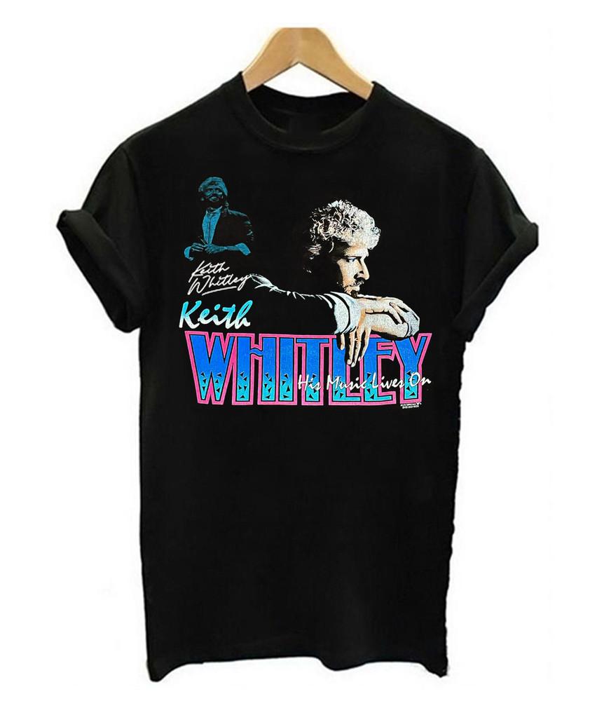 

Keith Whitley Black Tee Men Short Sleeve T Shirt All Size S M L 234XL 2XL
