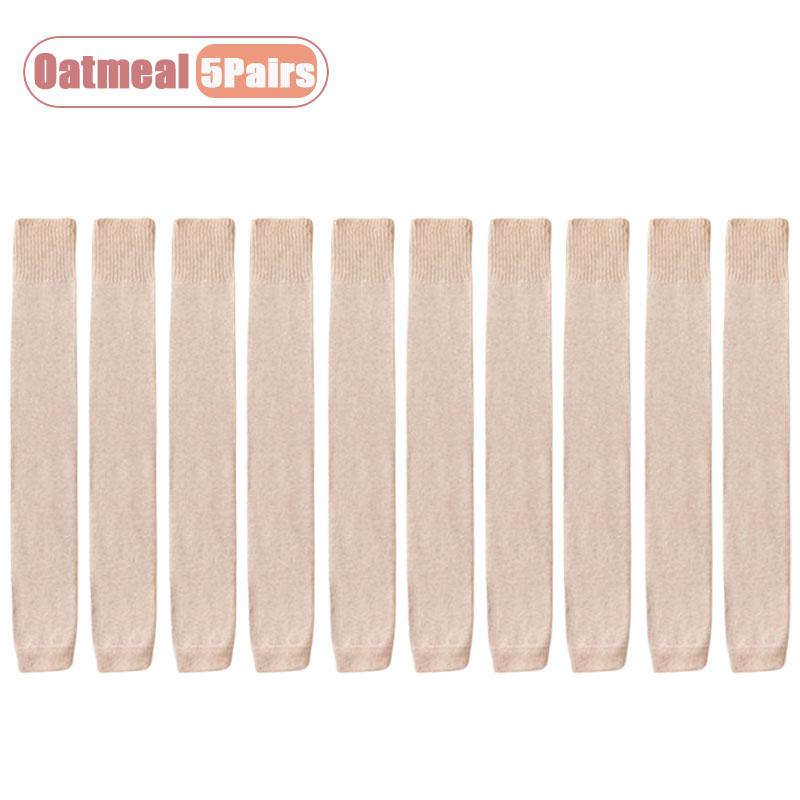 1-20Pairs Over Knee Fleece Lined Thermal Leg Warmers for Women Thick Terry Loop Knee Protector Winter Home Outdoor Sports Cozy