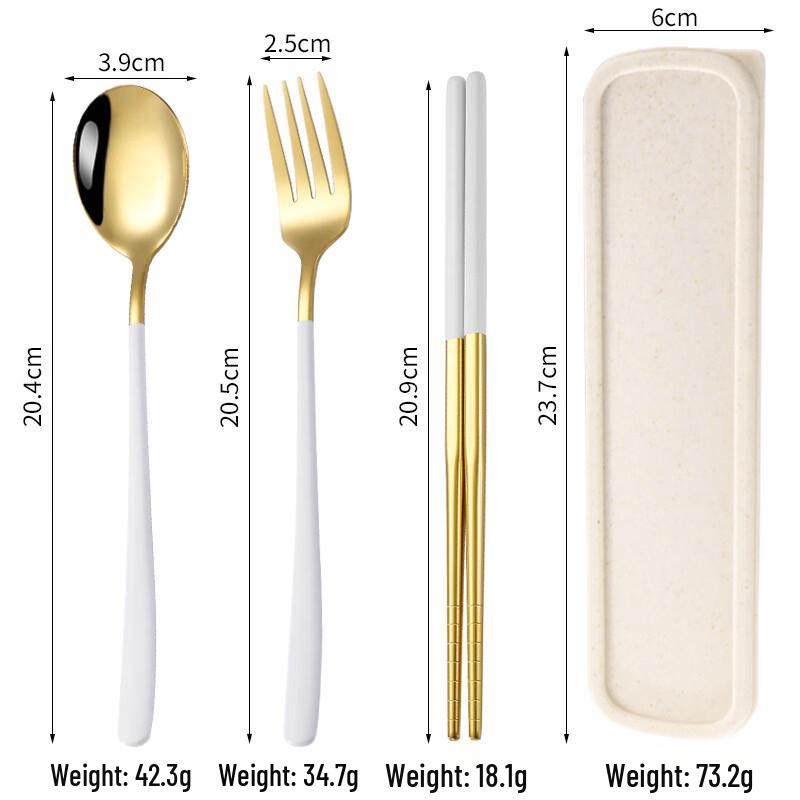 Abay Stainless Steel Portable Cutlery Set