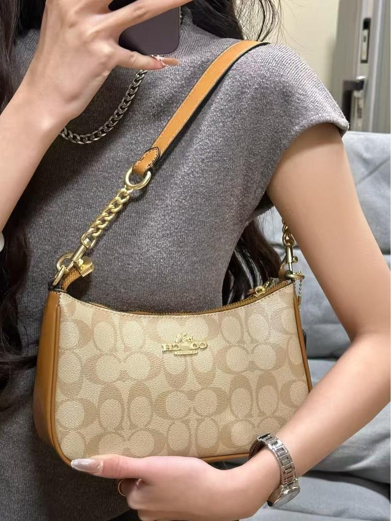 Dámská klasická podpažní taška Koujia Teri: Všestranná jednoramenná crossbody kabelka pro ležérní i módní dojíždění.