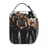 Guns N Roses Band Lunch Bag Retro Lunch Box School Portable Thermal Lunch Bags Graphic Cooler Bag