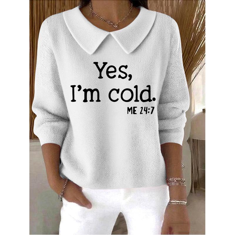 QICED Women s Fashion Casual POLO Neck Long Sleeve Blouses & Shirts S