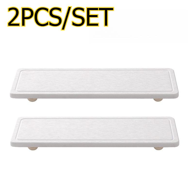 2 шт./набор Диатомовая земля Впитывающий коврик Домашний Держатель для хранения раковины в ванной комнате Коврик для слива воды Быстросохнущий коврик