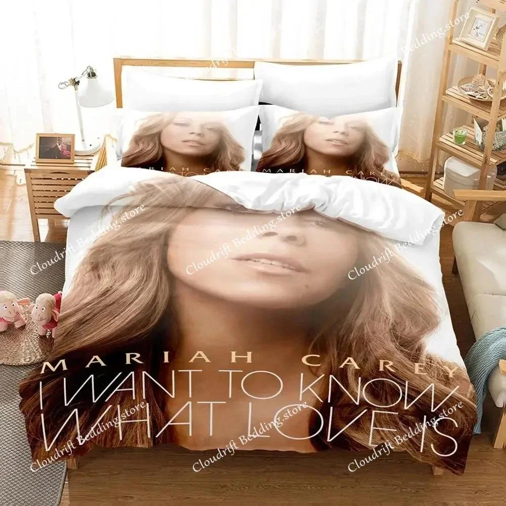 Mariah Carey Bedding Set Boys Girls Twin Queen Size Duvet Cover Pillowcase Bed Kids Adult Fashion Home Textileextile026