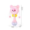 Non-Toxic Baby Rattles Teether Rattle Toy Musical Flashing Hand Bells Rabbit Hand Bells Newborn Infant Early Educational Toys Gifts 0-12M