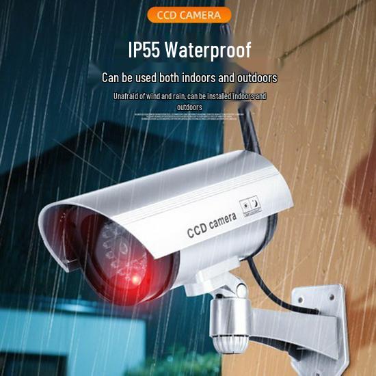 Gun-Type Fake Surveillance Camera with Light