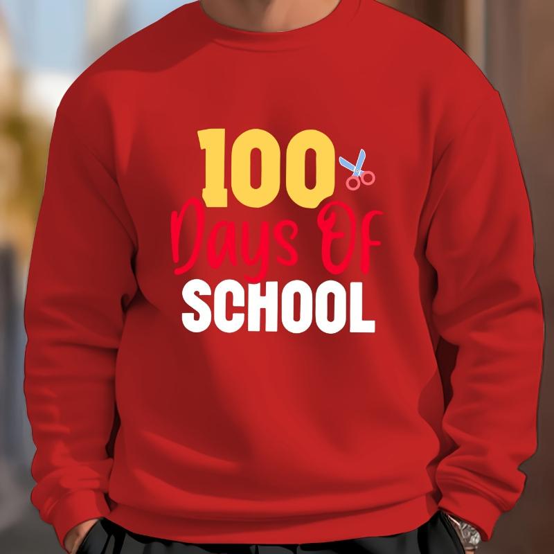 

Men s Oversized Crew Neck Sweatshirt, Layering-Friendly & Cozy, Suitable for Street Style XXL червоний