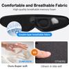 Bluetooth 5.3 Sleeping Headphone 3D Wireless Breathable Music Eye Mask White Noise Headset Handsfree Call Earphone Timed Shutdow