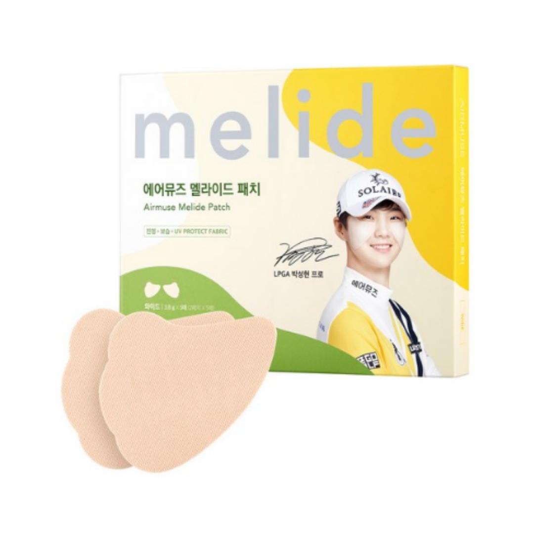 

AirMuze Melide UV‑Blocking Butterfly Patch Wide — 2‑piece × 5 Packs, 3.8 g (1 Unit)