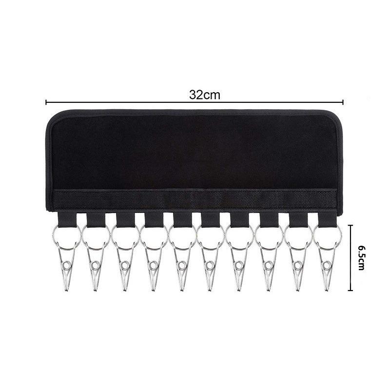 Folding Hat Rack Fabric Hat Towel Rack Stainless Steel Clip Multifunctional Hanger Wardrobe Clothes Finishing
