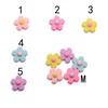 New DIY 100Pcs Mini 18MM Resin Cute Daisy Flower Flatback Stone Flat Back Resin Flower Cabochons Wedding Buttons Craft Scrapbook