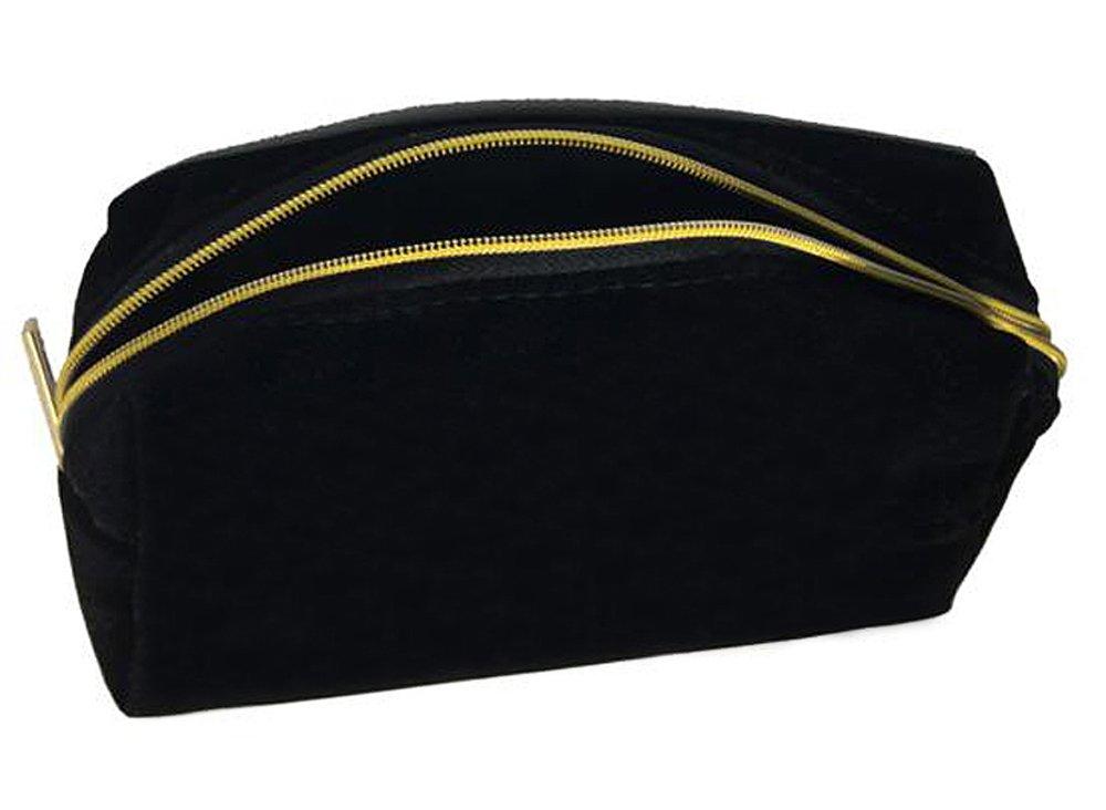 Yves Saint Laurent Cosmetic Small Black and Product Number AMI119 Pouch, Item, Yellow,
