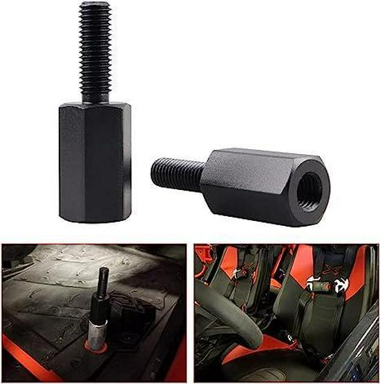 

Black Seat Riser for Can-Am Maverick X3 ATV Off-Road, Set of 2/4