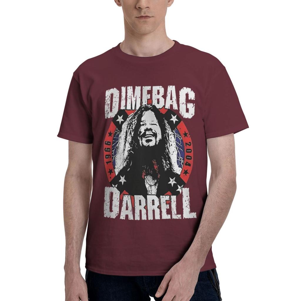 Dimebag Darrell Tribute 100 Cotton Casual Breathable Confortable Anime Funny Mens TShirts Man Clothes