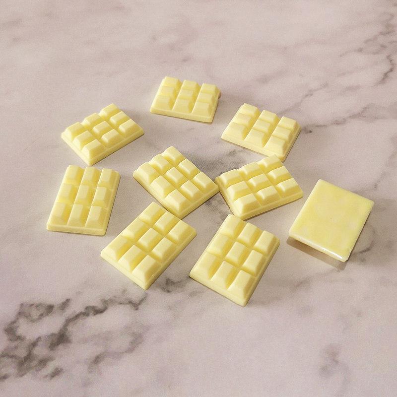 10 stücke 23*16mm Mix Schokolade Polymer Schleim Box Spielzeug Für Kinder Charms Modellierung Ton DIY Kit Zubehör Kinder