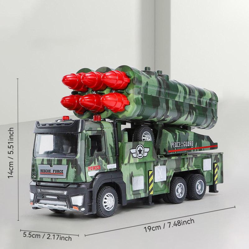 

Детская военная модель танка и игрушечная машина с ракетной установкой