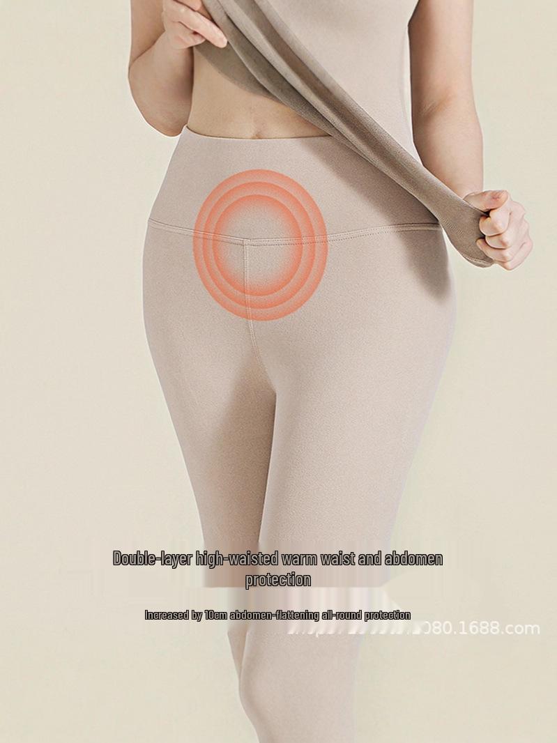

Graphene High-Waist Thermal Seamless Leggings with Double-Sided Velvet – Slimming and Super Stretch for Autumn XXL (140-160 lbs)