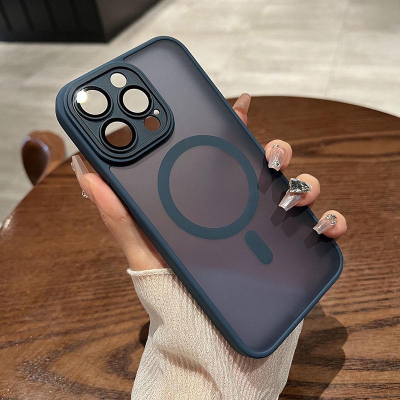 Applicable To IPhone16 Mobile Phone Case Magnetic Scrub Skin Feeling 13 Apple 15 Promax Protective Case 14 Full Package