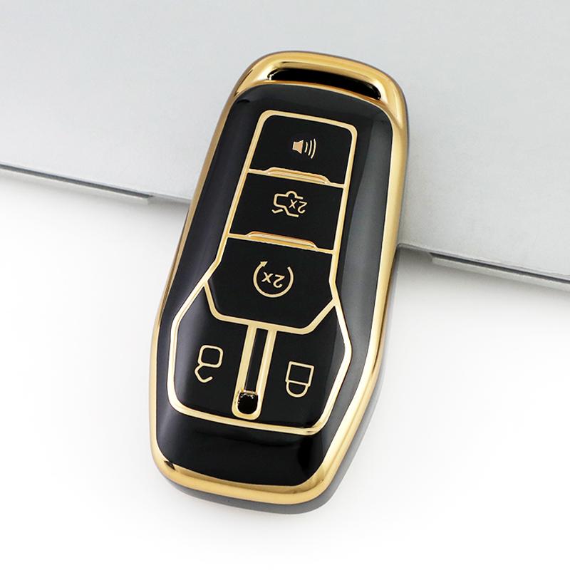 5 Buttons Zinc Alloy Car Key Cover Case Protect Shell Holder for GAC AION Y Plus S V LX IA5 Smart Remote Keychain Accessories