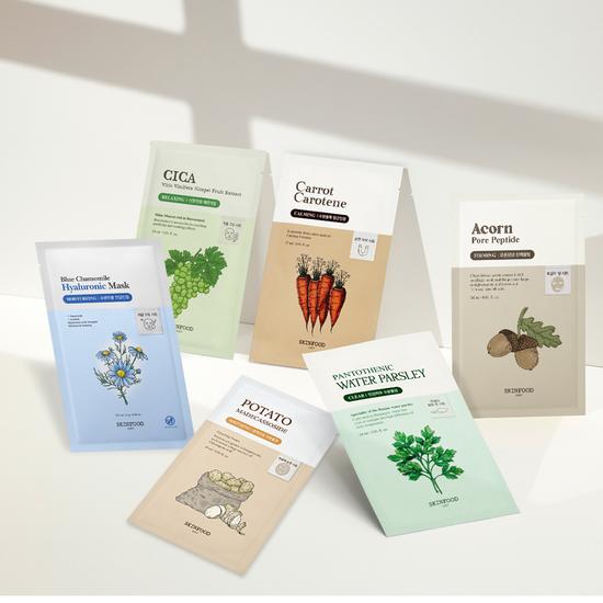 Skinfood Mask Sheet 1 Sheet, Choose 1 of 6 Types