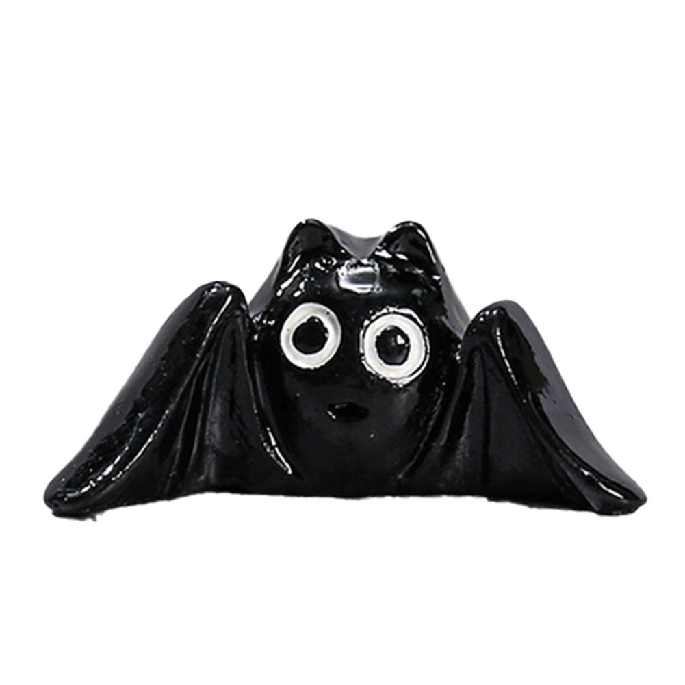 Halloween Cute Micro Landscape Ornaments Pumpkin Lantern Bat Hat Halloween Decorations Keychain Pendant