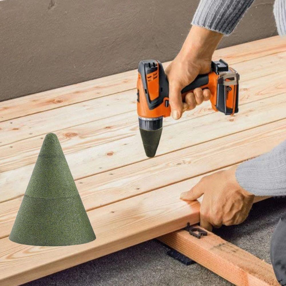 Cone Shape Cone Shape Polishing Wheel 50/100/200 Grits Tile Trimming Tool Internal Hole