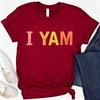 Shes My Sweet Potato I Yam Cotton TShirt Couples Holiday Matching Shirts for Husband and Wife Casual Short Sleeve Casual Tops