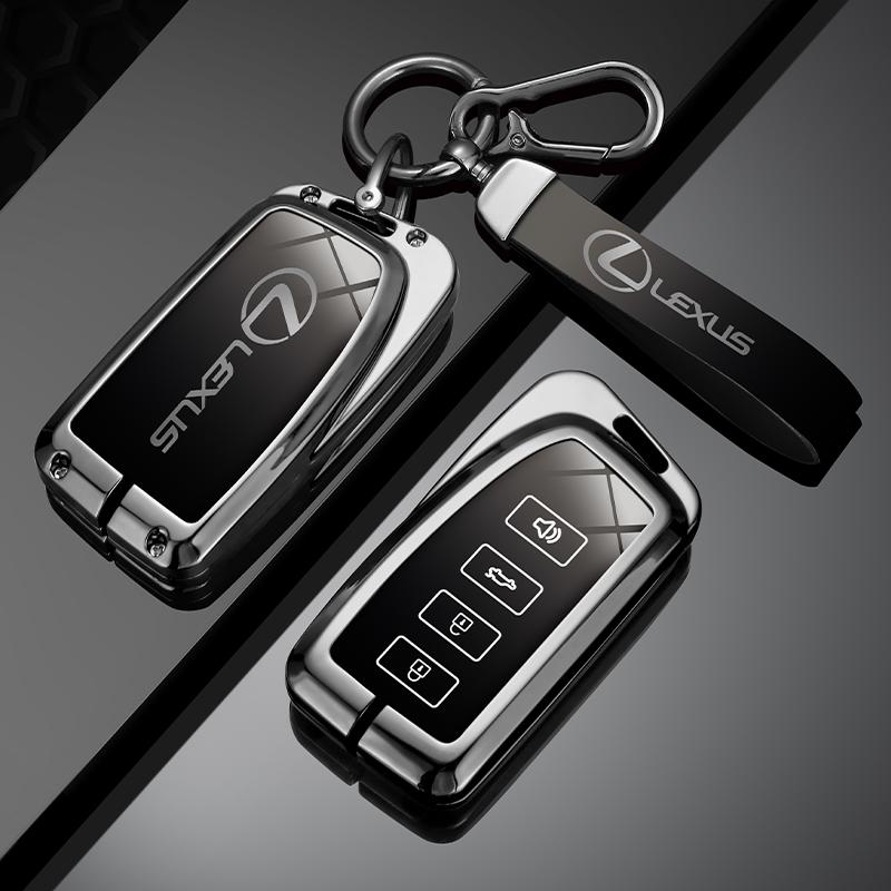 Metal Car Key Case Cover for Lexus RX350 NX300 Es300h Rx450h GS300 GX470 IS250 ES350 LX570 GX460 Nx300h Is300h Shell Fob Holder