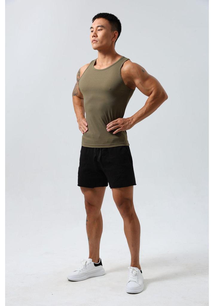 Men's Quick-Dry Tight Sports Tank Top for Fitness & Training