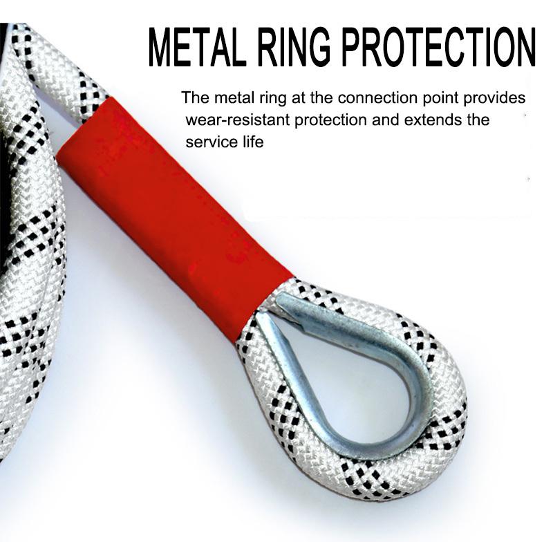 18-ton heavy-duty tow Rescue Towing Rope for Off road vehicle SUV sedan, sturdy and durable,equipped with a strong hook towing
