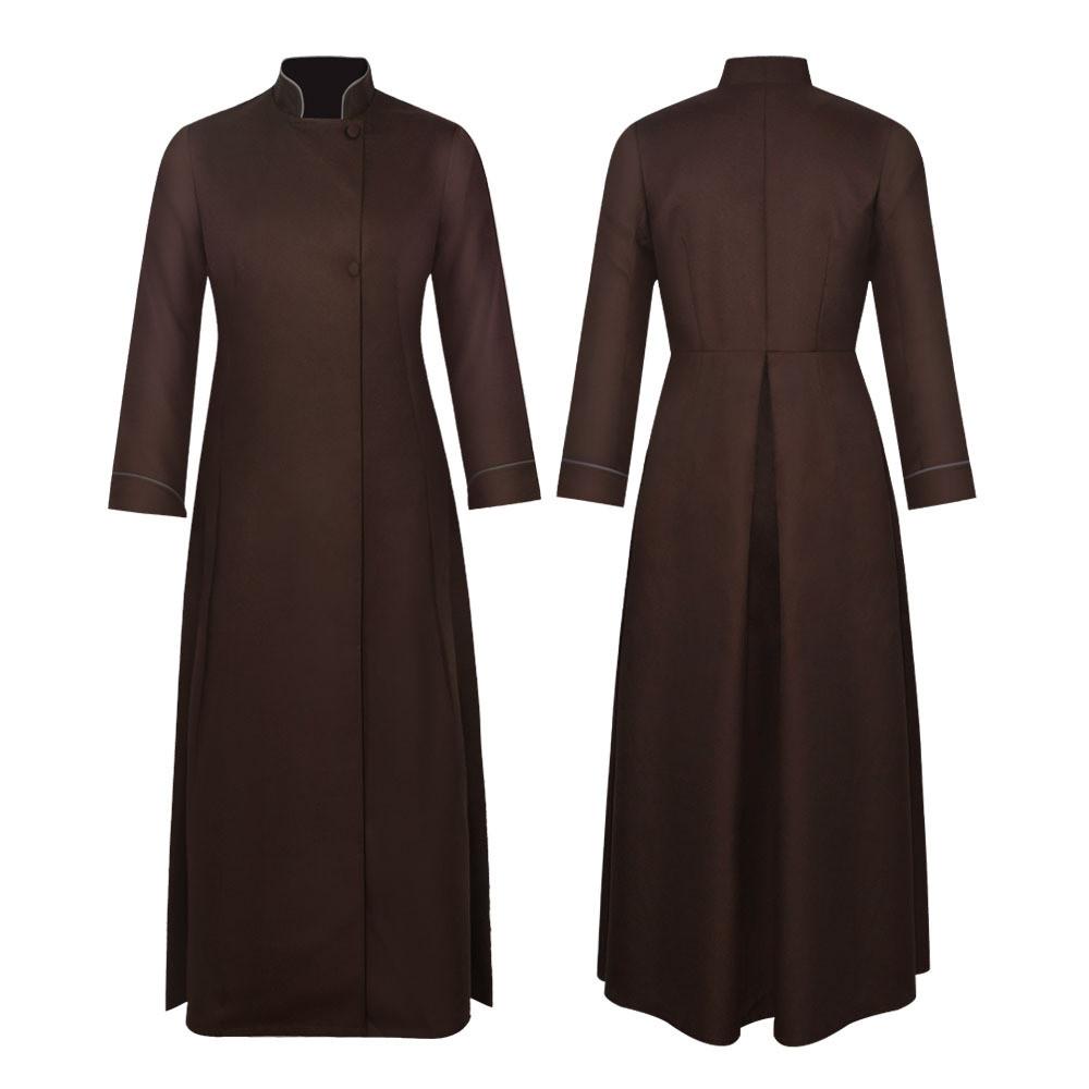 Medieval Priest Cosplay Costume For Men With Fourcolor Design For Halloween Party