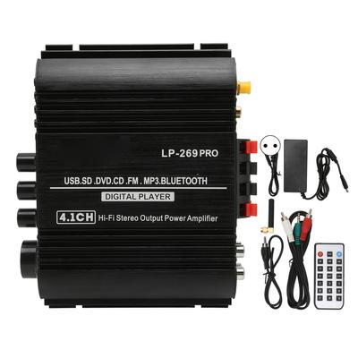 Bluetooth 5.0 Amplifier HiFi Stereo 4.1CH Lossless Multi Playback Amp Receiver System with Remote
